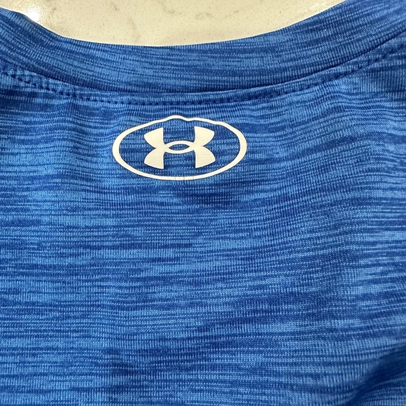 Under Armour Blue Activewear Shirt Size 6 - Picture 4 of 7